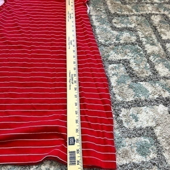 Maison Jules womens red and white stripe shift dress size XS - Picture 8 of 10